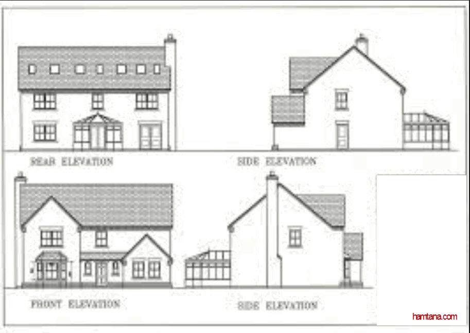 House design , Elevations